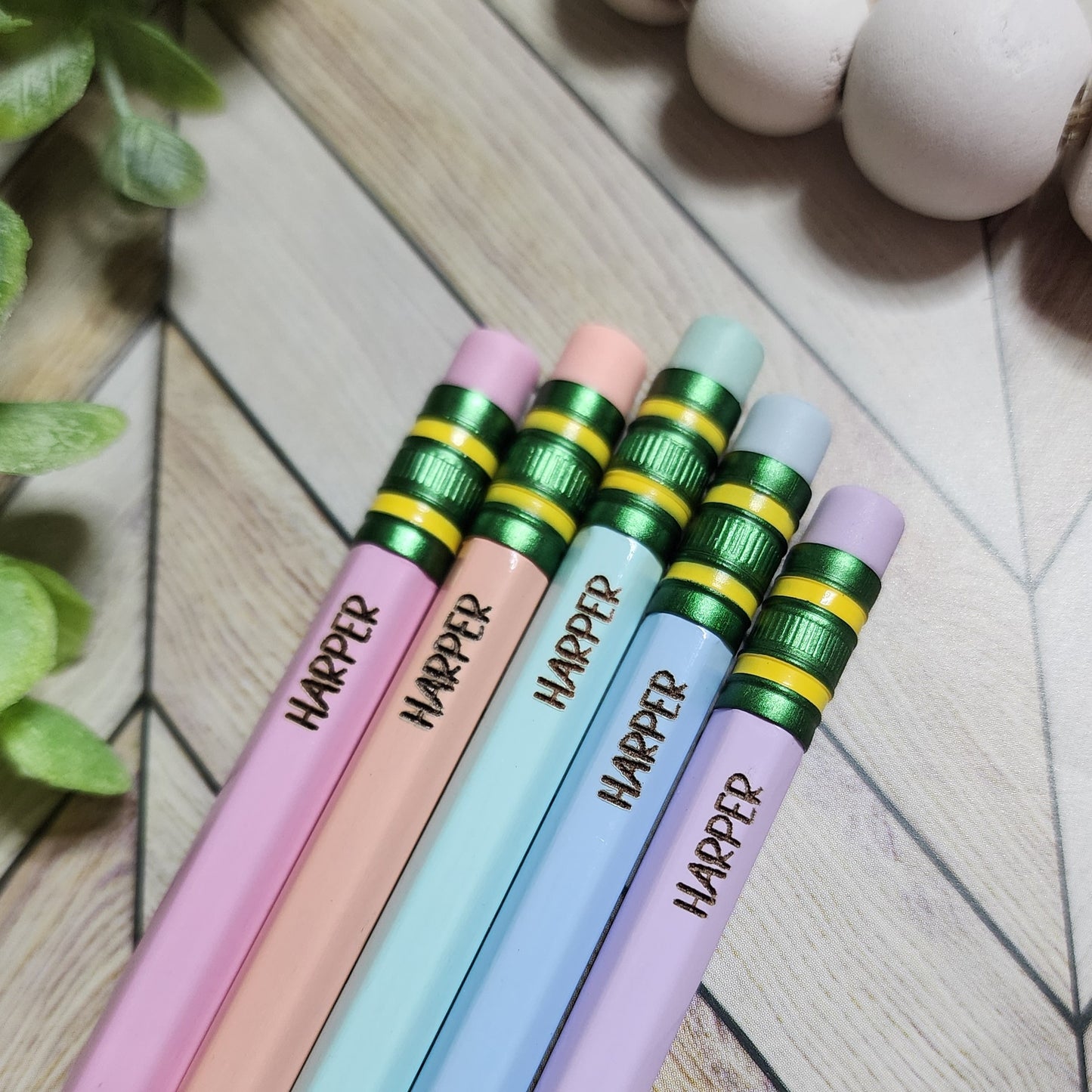 Personalized Engraved Pencils