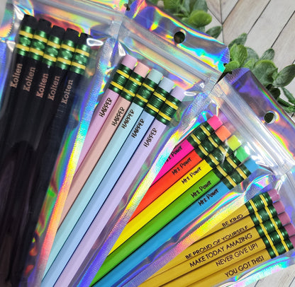 Personalized Engraved Pencils