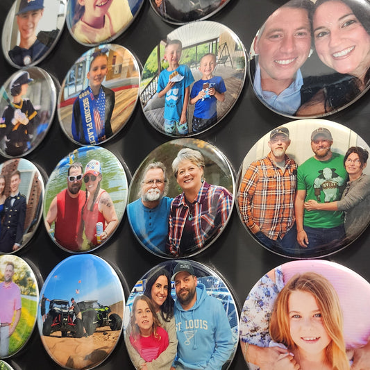 Custom Photo Magnet - 2.25" Round - 9 Count