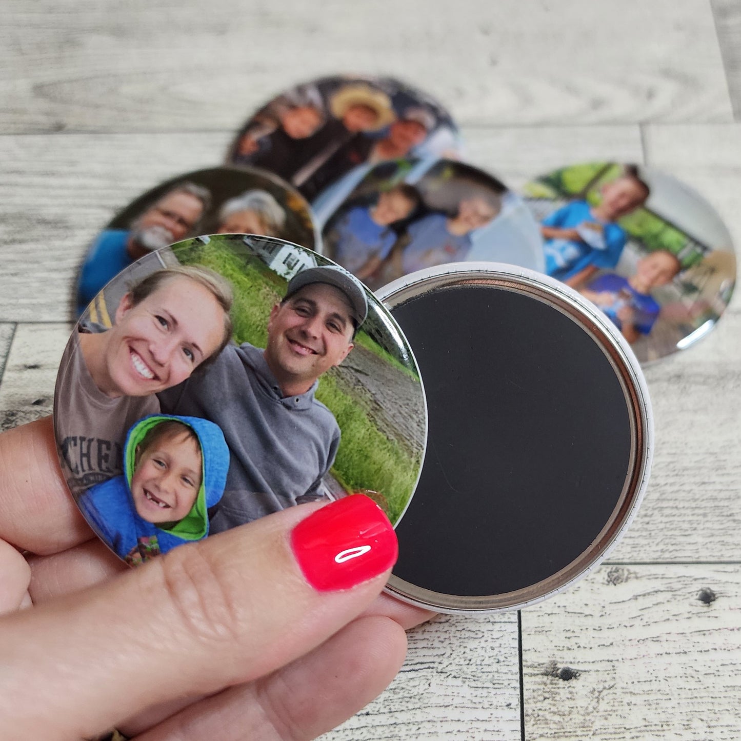 Custom Photo Magnet - 2.25" Round - 9 Count