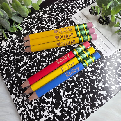 Personalized My First Ticonderoga Pencils - Short