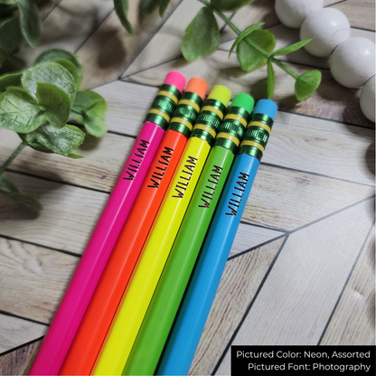 Personalized Engraved Pencils