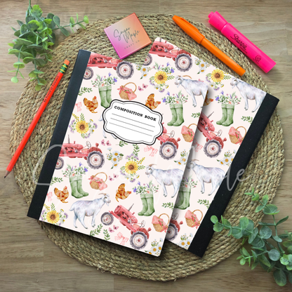Cute Farm - Composition Notebook