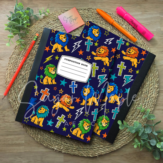 Lion of Faith- Composition Notebook