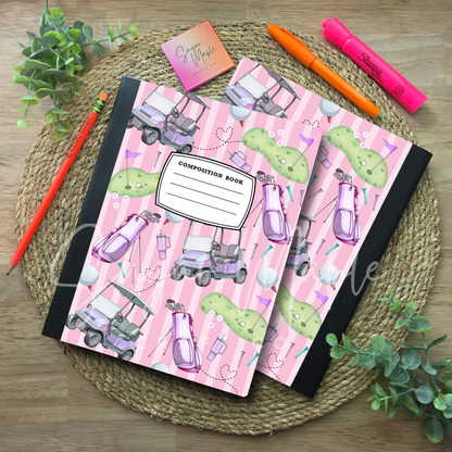 Golf Pink - Composition Notebook