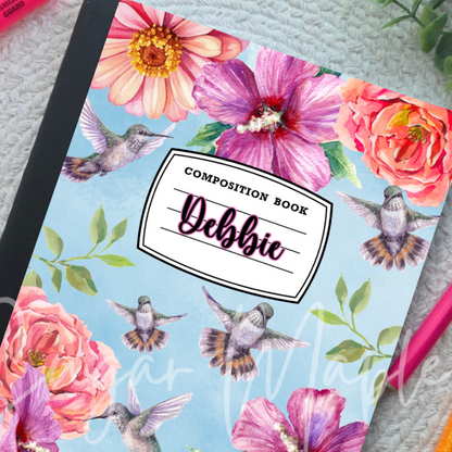 Hummingbirds - Composition Notebook
