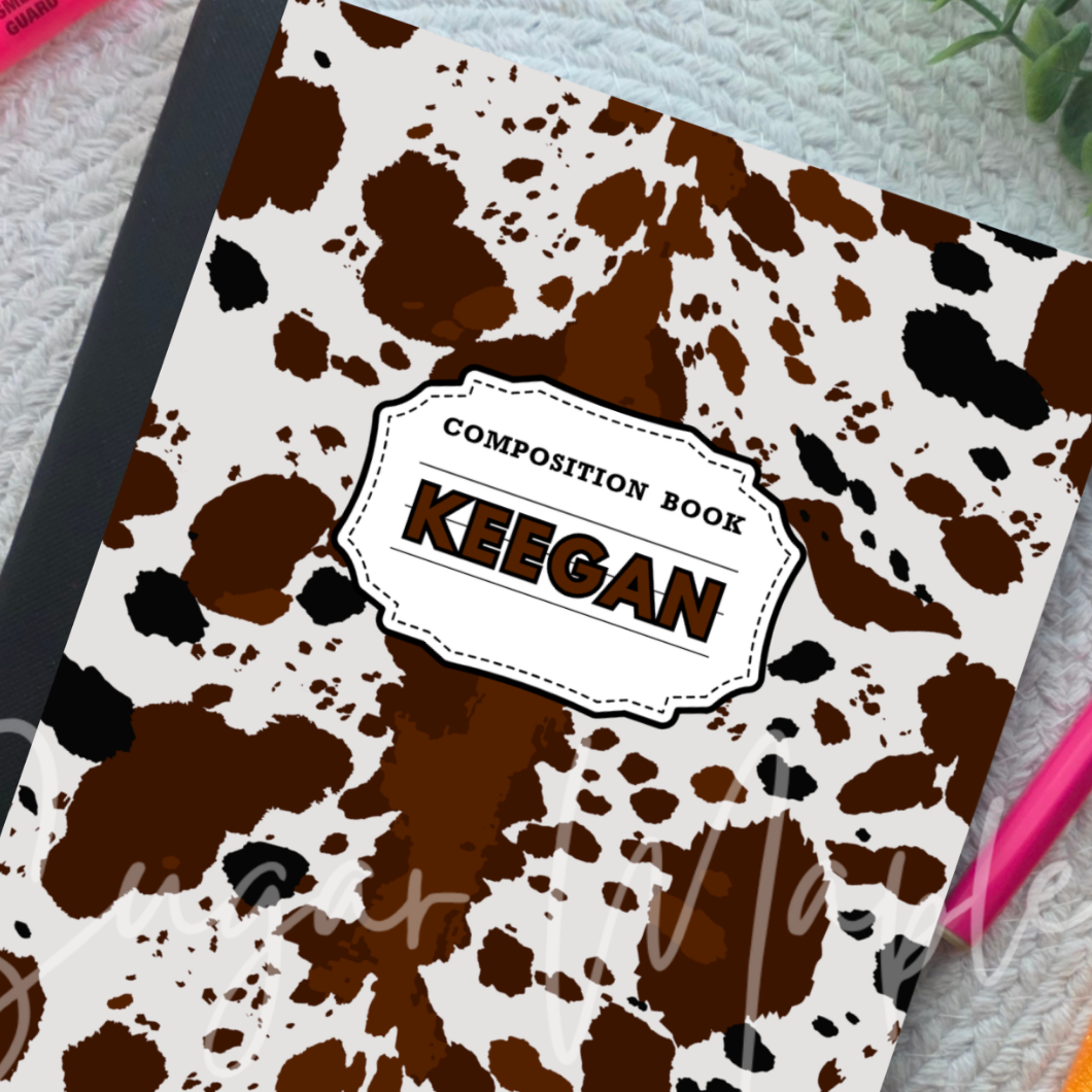 Cowhide - Composition Notebook