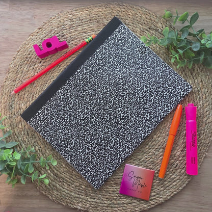 Patriotic Florals - Composition Notebook